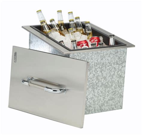 steel ice box|stainless steel drop in box.